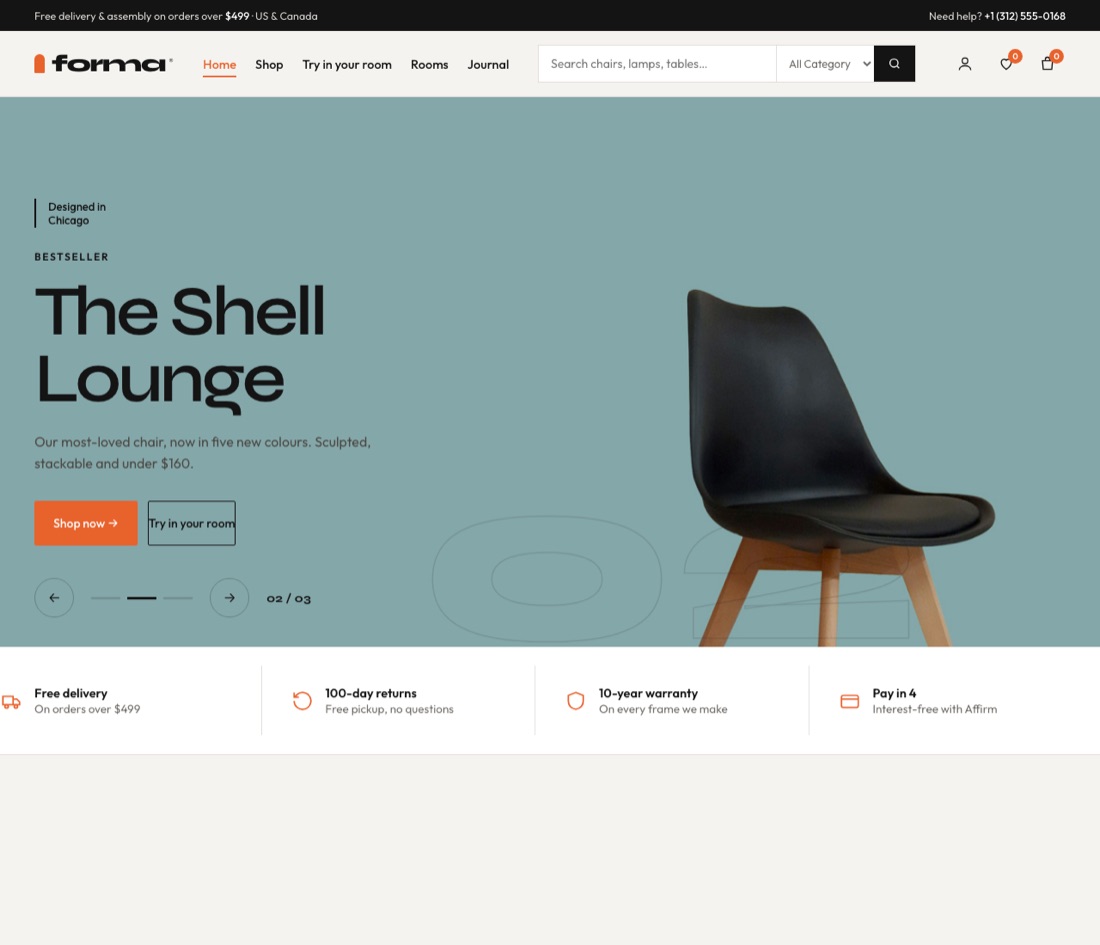 forma website by Eeysparkz